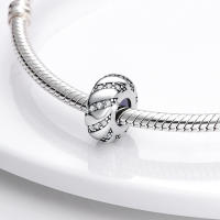 Encanto De Colgante De Árbol De Familia Platinado En Plata Para Pulsera De Bangle Y Collar DIY Regalo Con Doble Vuelo Aéreo - details 78