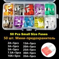 Kit De Fusibles Para Coche Medio Mini Con Almacenamiento 2A/3A/5A/7.5A/10A/15A/20A/25A/30A/35A Amperio Set De Fusibles De Hoja - details 4