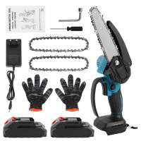Mini Chainsaw Woodworking with Small Handheld Electric 6-inch Logging Sawzall Mini Portable Chainsaw Electric tools for Makita Battery - details 8