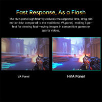 KTC 32 Pulgadas Gaming Monitor Curvo Pantalla para PC juegos, 180Hz 2K QHD 2560*1440, 1ms, 125% sRGB, Panel HVA 1500R Sin Marco, 2*HDMI2.0, 2*DP1.4, Low Blue Light, FreeSync & G-Sync, compatible con montaje en pared, ideal para juegos FPS, RTS, RAC, MOBA - details 2