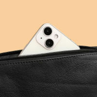 Bolsa De Cintura Para Hombre De Cuero Genuino 100% Mini Viaje Fanny Pack Bolsa De Cinturón De Cuero Para Teléfono Móvil Estilo Casual - details 18