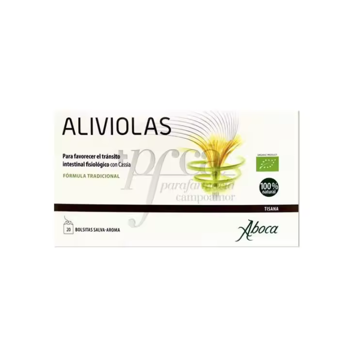 Aboca Aliviolas Tisana Bio 20 Bolsitas - Favorece Tránsito Intestinal - 1