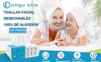 Toallas Facial Desechables, Toallitas Secas 100% de Algodón, Toalla de Belleza Natural y Biodegradable, Toallitas Húmedas y Secas Para Maquillaje, Ideal Para Todo Tipo De Piel (20 x 20cm, 180 piezas) - details 0