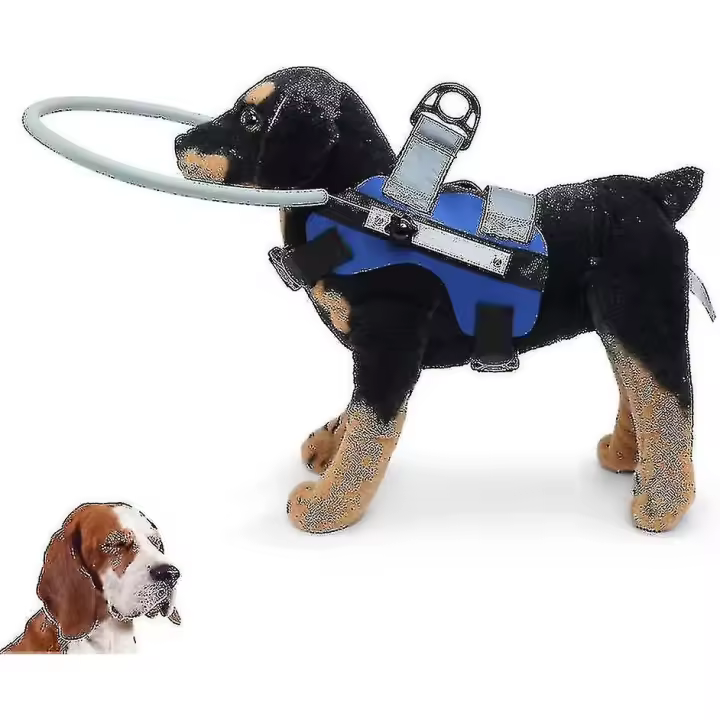 Device de Guía de Perro Ciego, Halo de Perro Ciego, Anillo anticolisión para mascotas para proteger Gatos y Perros con ceguera, Visión borrosa - 1