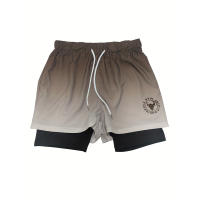 Shorts De Verano Para Hombre 2-en-1 Deportivos Casual Rápidos Al Secar Transpirables Compresión Pantalones De Entrenamiento Correr - details 16