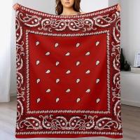 Manta De Tela De Coral Roja Suave Y Fluffy Para Sofá Y Cama Estilo Clásico Antipelusa Portátil Para Todas Las Estaciones - details 8