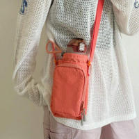 Bolso De Hombro Minimalista De Nylon Para Mujer Bolsa Cruzada Con Cremallera Y Cordón Estilo Fashion Cute Bolsas Para Teléfono - details 0