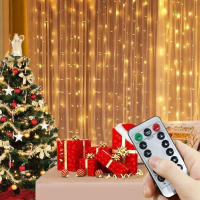 Luces De Encaje LED Con Control Remoto Y Alimentación USB 3M X 6/3/2/1M Para Decoración De Navidad Y Hogar Puerta Y Dormitorio - details 5