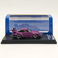 Coche De Colección Miniatura Street WARRIOR SW 1/64 En Rotana Purple Con Ala Corta Para RWB 993 Modelo De Metal Sin Batería Para Fans De Autos - details 1