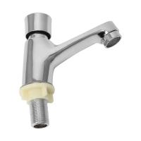 Grifo De Baño Auto-Cerrado Ahorrador De Agua Con Botón De Retraso Accesorio De Baño Material De Acero Inoxidable Montaje En Superficie - details 5