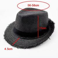 Sombrero De Paja Para Hombre Y Mujer Casual Transpirable Sombreros De Vaquero Con Alas Anchas Protección Solar Moda Playa Verano - details 8