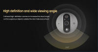 Timbre inalámbrico con video WiFi, Tuya 1080P, timbre electrónico inteligente inalámbrico con video WiFi, monitoreo HD, intercomunicador bidireccional para teléfono móvil - details 1