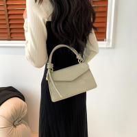 Bolso Pequeño Cuadrado Para Mujer Estilo Retro Versátil Gran Capacidad Casual Moda Minimalista Bolso De Mano Cruzado De PU - details 2