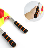 Bandera de árbitro de Linesman de fútbol, resistente al viento y anticorrosión, adecuada para partidos de fútbol - details 1