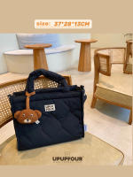 Bolsa De Bebé Multifuncional Coreana Estilo Hobos Tamaño Medio Para Embarazadas Con Cierre De Cremallera Material De Tela Bolsa De Mano Para Accesorios De Bebé - details 0