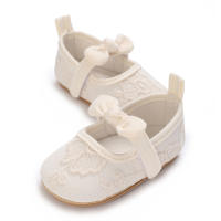 Zapatos De Princesa Para Bebé Niña Con Cordones Y Aros Antideslizantes Suela Suave Para Cama Ropa De Bebé 0-18 Meses - details 18