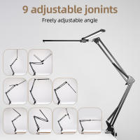 Lámpara De Escritorio LED Ajustable Doble Cabeza Para Monitor De Computadora Luz De Lectura Para Oficina Y Estudio Con Iluminación Plegable Moderna - details 9