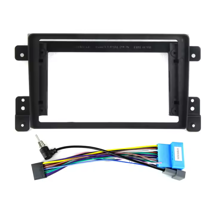 Panel De Montaje Para Radio De Coche 2 DIN Adaptador Marco Para Suzuki Grand Vitara 2005-2015 Accesorio Canbus De 9 Pulgadas - 1