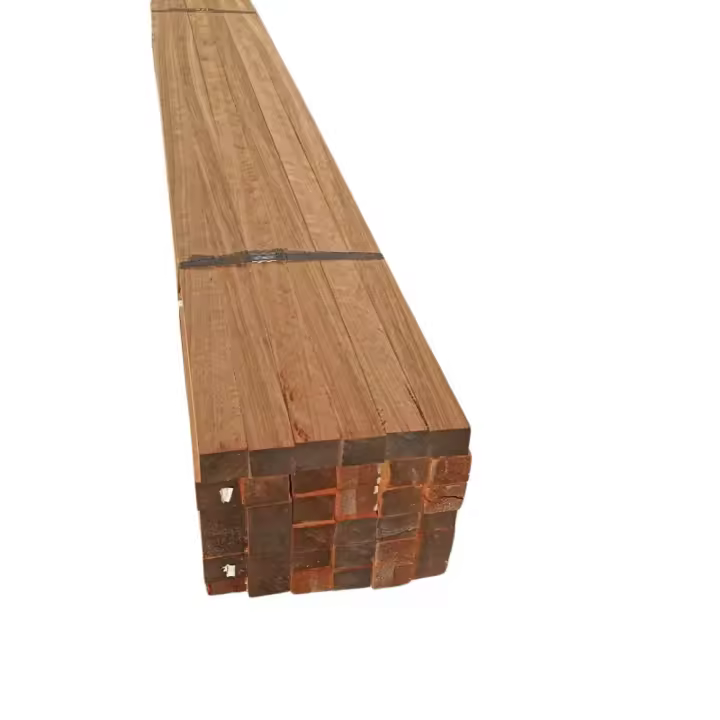 MADERTERRANEO Pack 20 lamas de rastrel madera natural tropical de 1,85 m - 1