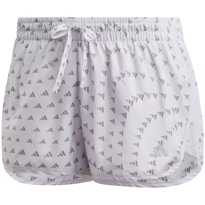 Pantalon Corto Adidas Run para mujer en color blanco - 1