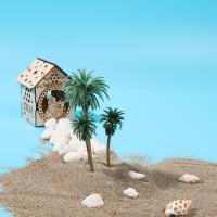 5Pcs Jaulas De Plástico Para Palma De Coco Miniatura Plantas Bonsái Artesanía Micro Paisaje Decoración DIY Modelo De Escenario - details 2