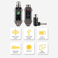 Adaptador De Microfono Jayete C-01 UHF De Cable a Inalámbrico Compatible Con Microfonos Dinámicos Y Condensadores Para Recepción Y Transmisión - details 6