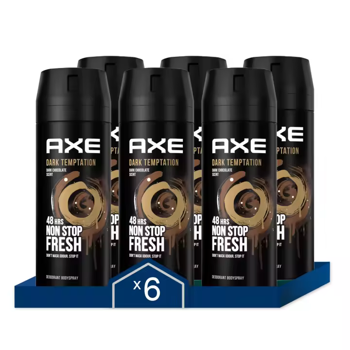Axe Desodorante Dark Temptation 150ml - Pack de 6 - 1