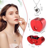 Joyero con forma De Rosa DE LA Navidad y el collar en forma de corazón, Coltando de Amor de moda Europea y Americana, Gift de Navidad PARA EL Día DE LA Madre - details 0
