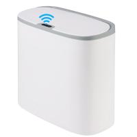 Basurero Automático De Baño Con Tapa Sensación De Movimiento Impermeable Delgado Para Cocina Y Dormitorio Pequeño - details 4