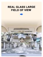 Espejo Retrovisor Para Coche Con Amplio Ángulo Y Visión Grande Monitor Interior Antigolpe Universal Para Bebé Y Seguridad Vial - details 3