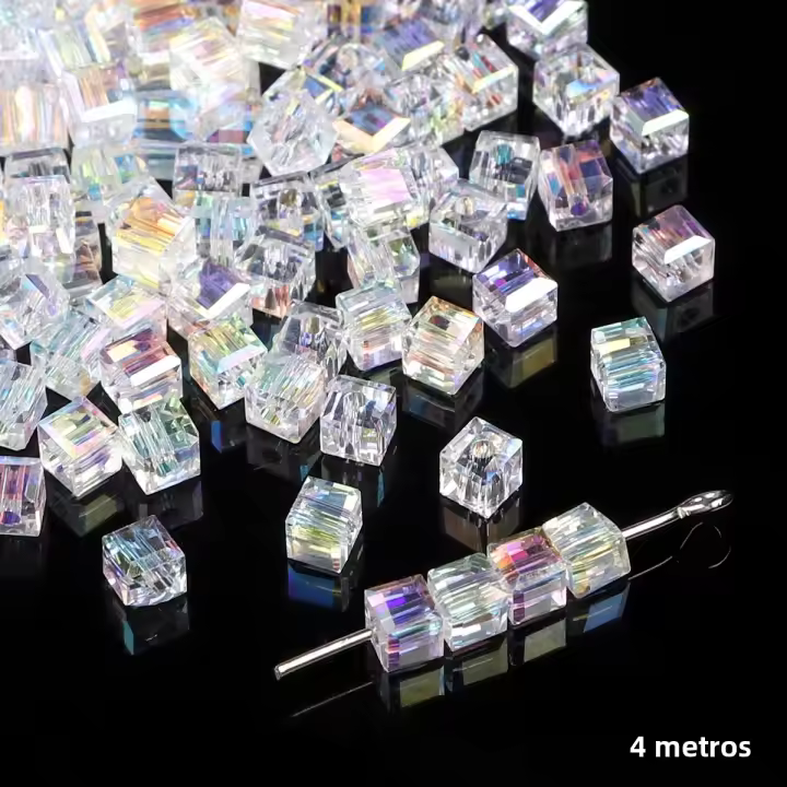 5-50pcs Colección De Cuentas De Cristal Premium Para El Bricolaje De Joyería Cuentas Únicas En Polvo Y Partículas - 1