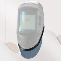 Bib De Protección Para Soldadura Con Cuello Escudo Anti-Desbordamiento Removible Universal Adecuado Para Soldadura Y Protección Contra Chispas Material De Cuero Y Tela - details 3