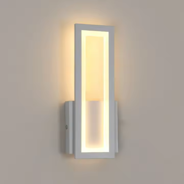 Luz de Pared Rectangular LED Cálida Blanca 3000K 17W Ideal para Dormitorios, Sala de Estar, Pasillos, Foyers Componentes y Dispositivos de Iluminación - 1