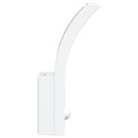 vidaXL Lámpara de pared de exterior LED con sensor aluminio blanco - details 5