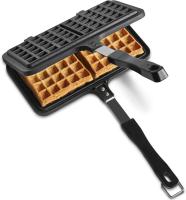 Gofrera para Estupa, gofrera de Aluminio fundido a presión de Doble Cabeza, gofrera antiadherente con Mango a prueba de frío - details 2