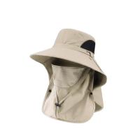 Gorro De Pesca Para Hombres Sombrilla Grande Protección Solar Gorro De Verano Cubrimiento Facial Al Aire Libre Montañismo - details 3