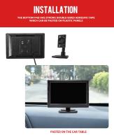 Cámara De Reversa Dinámica KTYDKP Con Pantalla De 5 Pulgadas Para Coche Monitor De Estacionamiento Impermeable Ángulo De Visión 170° - details 8
