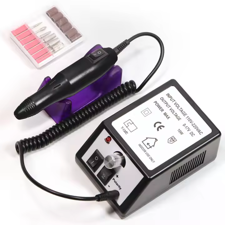 Máquina De Uñas Eléctrica LINMANDA 20000RPM Con Conjunto De Brocas Para Manicura Herramientas De Eliminación De Esmalte De Gel - 1