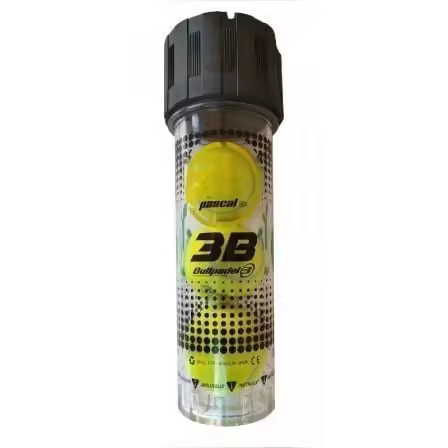 Presurizador para Pelotas de Padel Bullpadel Pascal Box 3B/ Incluye Bomba Hinchadora/ Capacidad 3 uds - 1