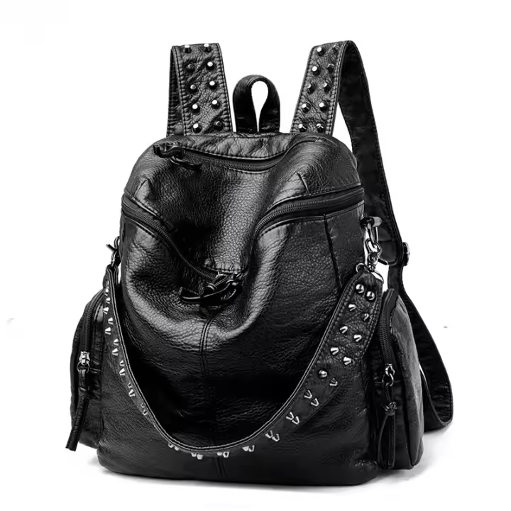 Mochipa de cuero para mujer de alta calidad, Moderna y lujosa, Bolso Escolar de gran capacidad, diseño versátil - 1