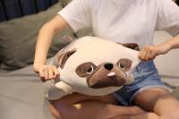Muñeco De Peluche De Pug Lindo Para Niños Y Niñas Regalo De Navidad O Cumpleaños Almohada De Sueño Animal Kawaii Tamaño 55-90 Cm - details 11