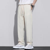 Pantalones Casuales Para Hombre Gris Caqui Veraniegos Rectos Y Anchos Deportivos De Baloncesto Con Bolsillos Cintura Media Peso Ligero - details 8
