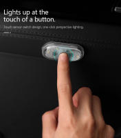 Lámpara De Lectura LED Para Coche SEAMETAL Con Sensor De Toque De Dedo Carga USB 6 Luces Para Iluminación Interior Universal Color Cambiable Material ABS - details 3