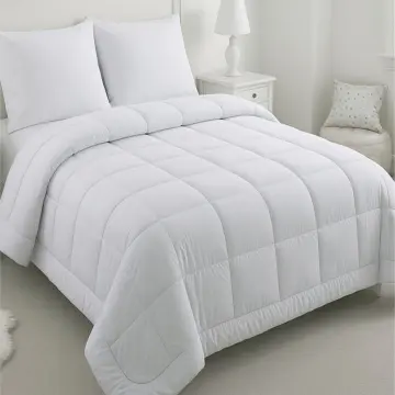 NH NOVOTEXTIL HOGAR Edredón Relleno Nórdico Cama 90 (180x270), Edredón Bicolor de Fibra 350 gr/m² - Nórdico Invierno Suave, Ligero, Reversible y Transpirable (Purpura/Ice