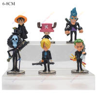 Set De 6 Figuras De Acción One Piece Anime Luffy Chopper Sanji Zoro Brook Q Versión 26ta Generación Juguetes PVC Modelo Para Niños - details 3