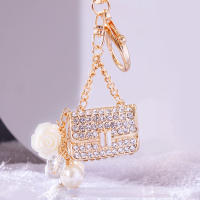 Llavero De Coche Con Diamantes Brillantes Para Mujer Adorno Para Bolso Regalo Perfecto Para El Día De San Valentín Material De Aleación - details 6