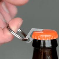 Mini Botella Abrepuertas De Acero Inoxidable Y Aleación De Titanio Estilo Portátil Con Anillo De Llaves Herramienta De Barra Y Cocina - details 3