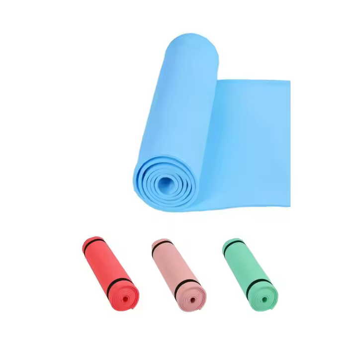 JARDIN202 - Esterilla Antideslizante Ejercicio – Colchoneta Yoga, Fitness, Pilates 50 x 180 cm con Correa - Esterilla Camping - 1