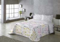 Colcha bouti Termosellada Reversible y Estampada - Ideal para Primavera y Verano - Purpura Home - details 1