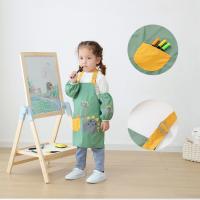 Bib De Cocina Para Niños Impermeable Apto Para Niños Y Niñas Con Mangas Sobresalientes Para Pintura Y Dibujo Estilo De Moda Para Niños De 4 a 6 Años - details 2
